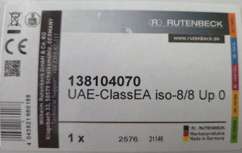 Datendose uae classea - uae-classea, iso-8/8